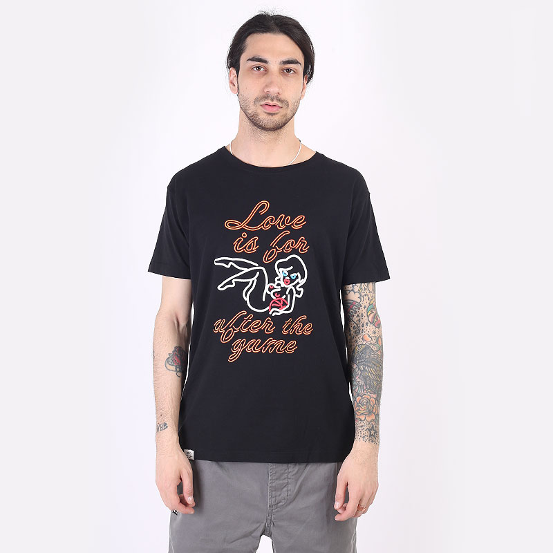 мужская черная футболка K1X Neon Love Is For After The Game Tee 1200-0713/0606 - цена, описание, фото 1